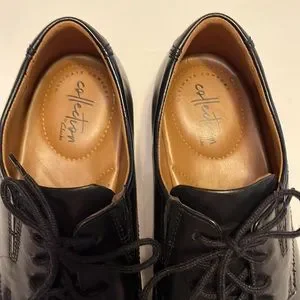 Clarks | Shoes | New Clarks Black Lace Up Dress Shoes M  display picture 2